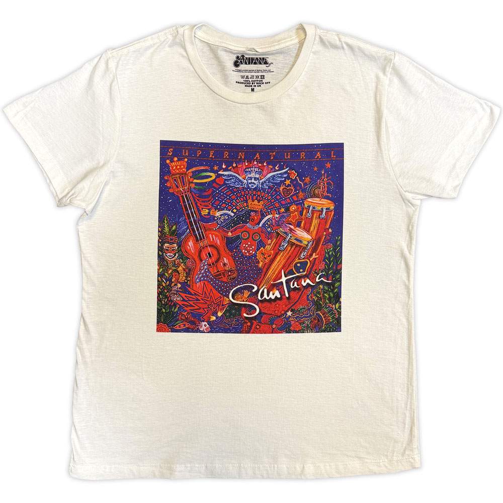 Santana - Supernatural Herren TShirt - WeiÃŸ